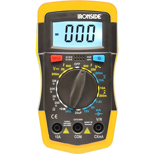 Multimeter Digitaal Ironside - MINI TRUE RMS CATIII