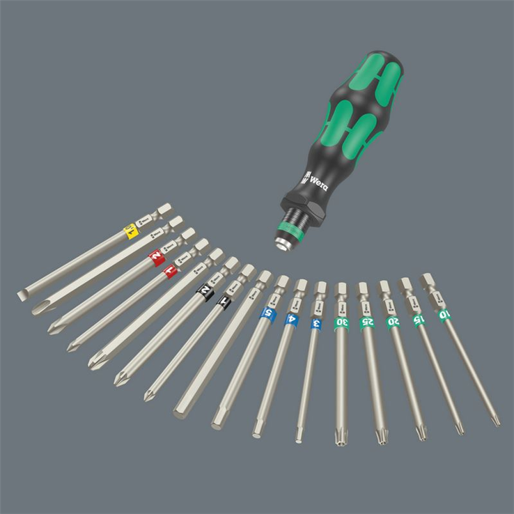 schroevendraaierset rapidaptor wera