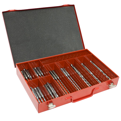 Assortimentskoffer Metaal Rood Kelfort - 330X234X47MM