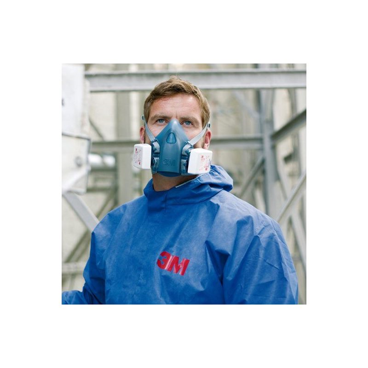 halfgelaatsmasker siliconen 3m