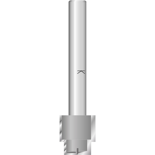 Getrapte Frees Hardmetaal Stehle - 15.3X7.0/24.3X19X70MM