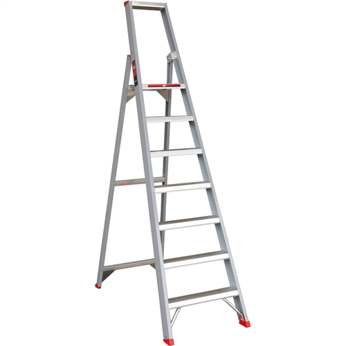 Plateautrap Aluminium Ongecoat Kelfort - ROLLO 1X 7 TREDEN