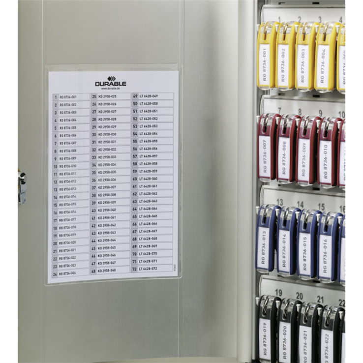 sleutelkast aluminium durable