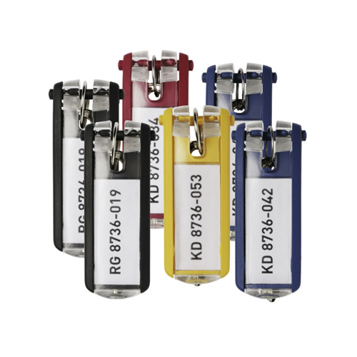 Sleutelhanger Durable - KEY CLIP ASSORTI SET à 24 ST.