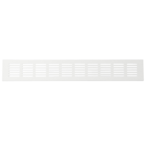 Ventilatiestrip Aluminium Wit - 400X 60MM (BXH) RAL 9010