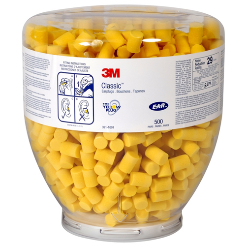 Oordopjes Geel 3M - EAR CLASSIC DOOS à 500 PAAR