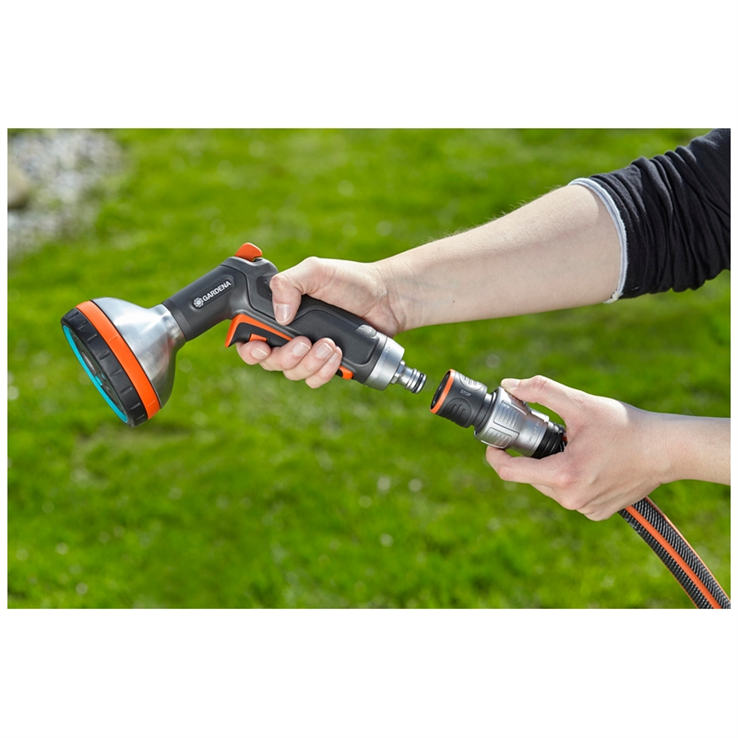 slangstuk metaal gardena premium