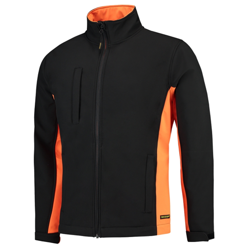 Jack Softshell Bicolor Tricorp - 402002 ZWART/ORANJE M