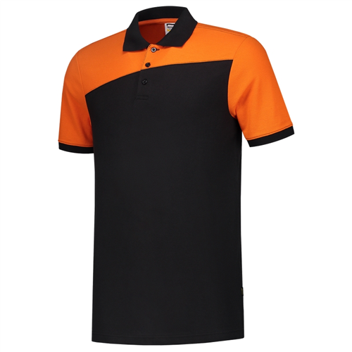 Poloshirt Bicolor Naden Tricorp - 202006 ZWART/ORANJE L