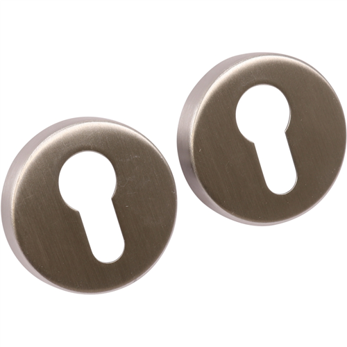 Profielcilinderrozet Rvs A2 Oxloc - Ø52X11MM AFGERONDE ROZETRAND