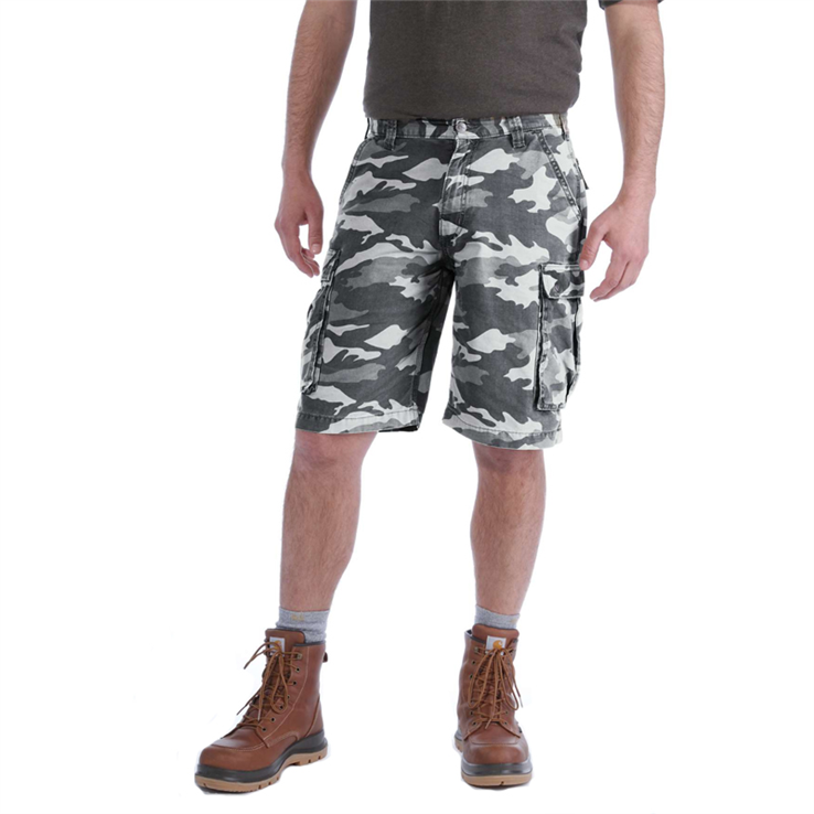 short rugged camo carhartt