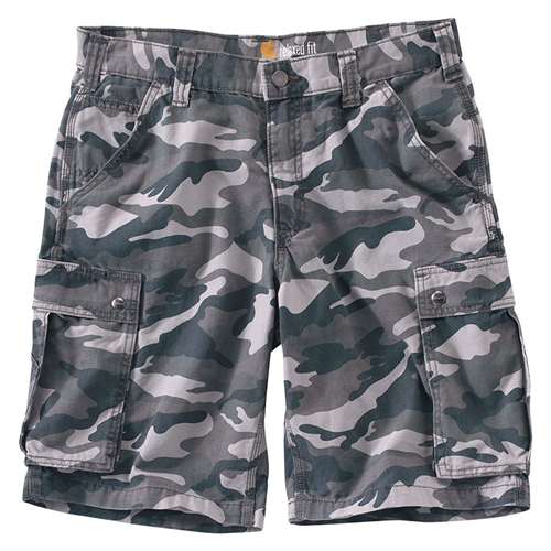 Short Rugged Camo Carhartt - 100279 GRIJS/CAMO W40