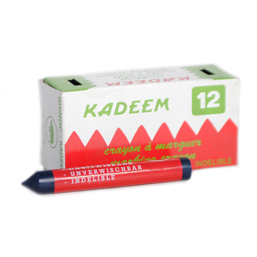 Merkkrijt Kadeem Blauw - 12 STUKS
