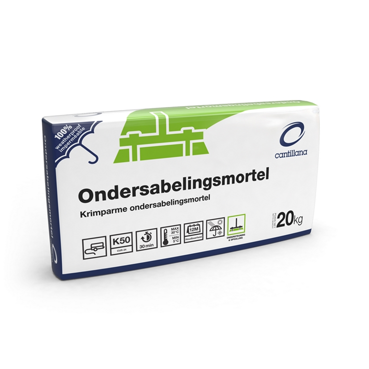 stel- en ondersabelingsmortel cantillana