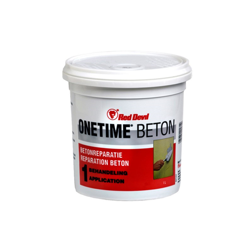 Renovatiepasta One Time Beton Red Devil - 1 LITER GRIJS