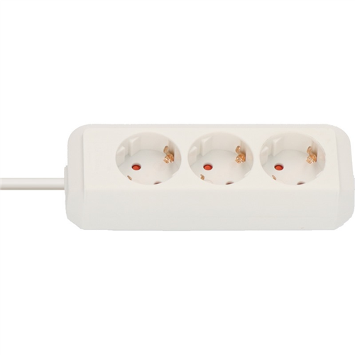 Tafelcontactdoos Met Snoer 3.0M - 3-VOUDIG WIT