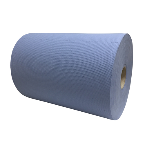 Poetspapier 3-Laags Euro Industrie - 370MM X 190M BLAUW