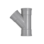 T-stuk pvc grijs rwa-3