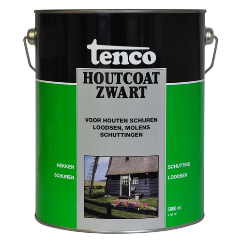 Houtcoat Zwart Tenco - 5000ML