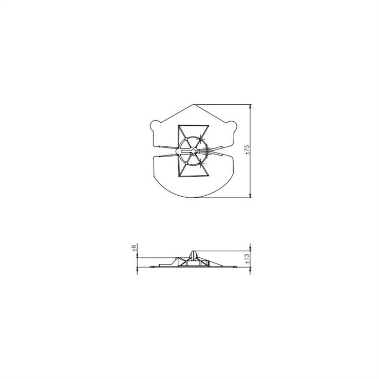 isolatieclip polypropyleen