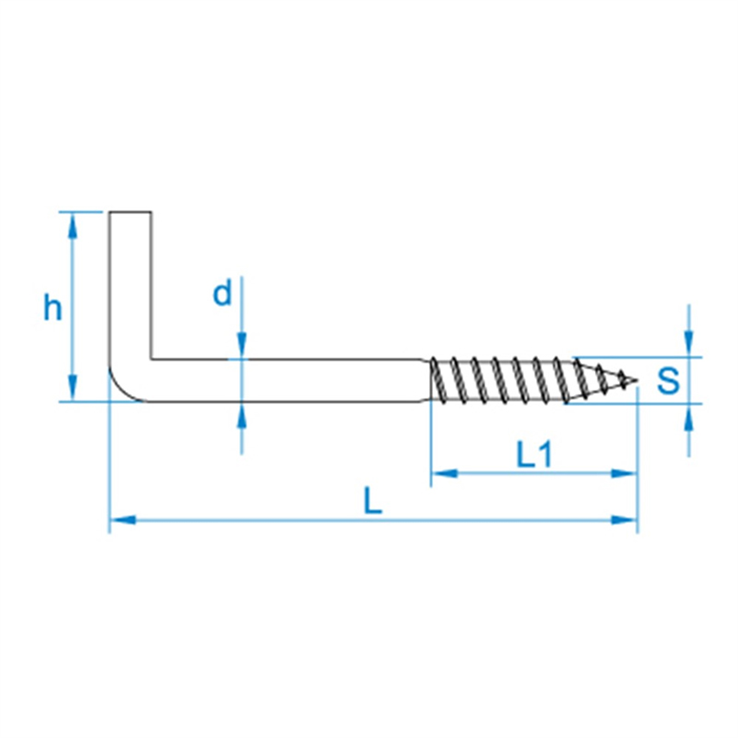 schroefduim rvs a2