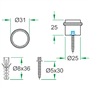 deurbuffer rvs a2 oxloc-5