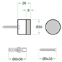 deurbuffer rvs a2 oxloc-9