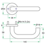 deurkruk rvs a2 oxloc-13