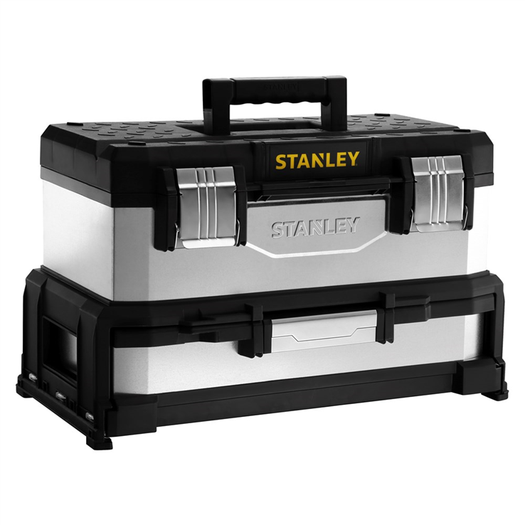 gereedschapskist galva/zwart stanley