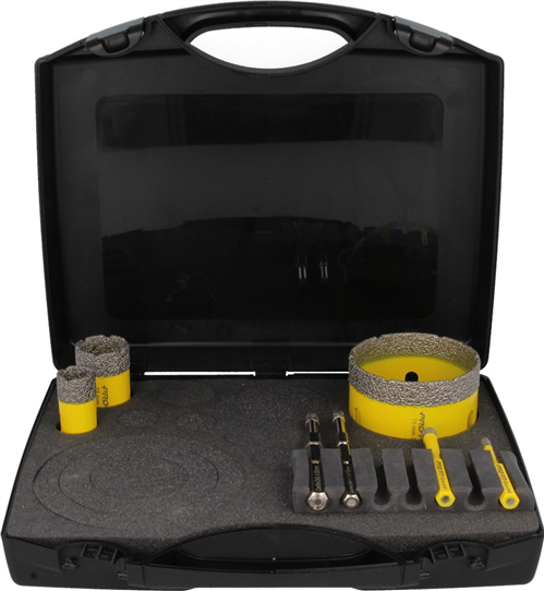 Diamantborenset Diamond Dry Profit - 3-DELIG Ø6-8-10MM HEX 8MM