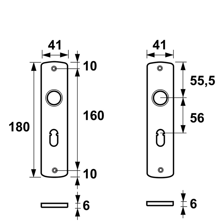kortschild aluminium f1 axa