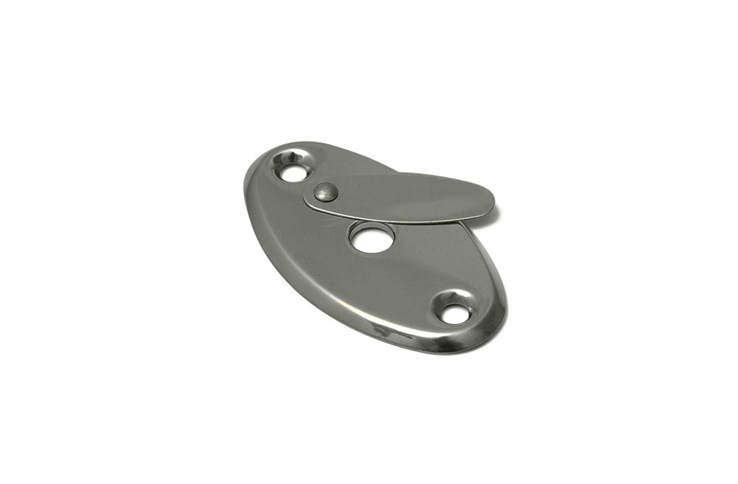 sleutelplaatje rvs dx