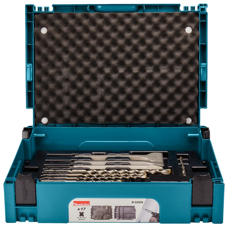 boor-/beitelset sds-plus makita