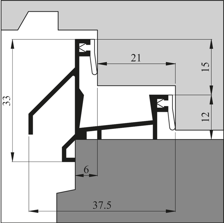 dorpelprofiel aluminium opbouw ellen