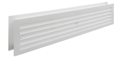 Badkamerrooster Kunststof Weha - 450X 90MM (BXH) WIT