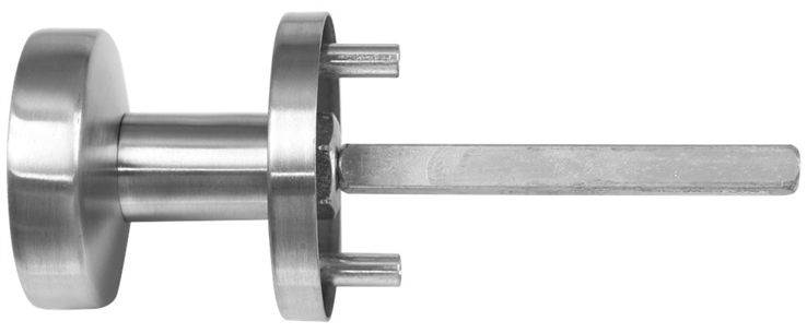 knop/kruk rvs oxloc