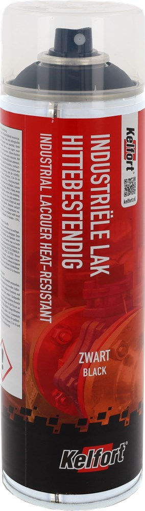 Deklaag Hittebestendig Kelfort - 500ML ZWART MAT