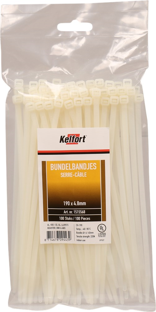 kabelbindband naturel kelfort
