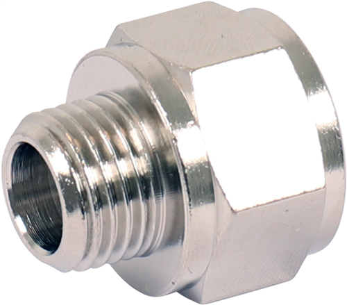 Verloopring Staal Vernikkeld Ironside - 1/4'' BU - 3/8'' BI SET à 2 ST