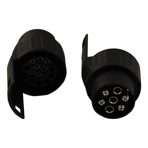 Verloopadapter Mini Voor Aanhangwagen - ZWART 12V