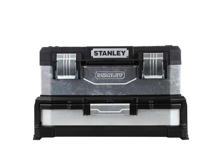 gereedschapskist galva/zwart stanley