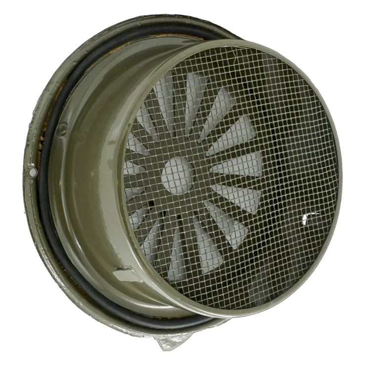 ventilatierooster aluminium brons weha