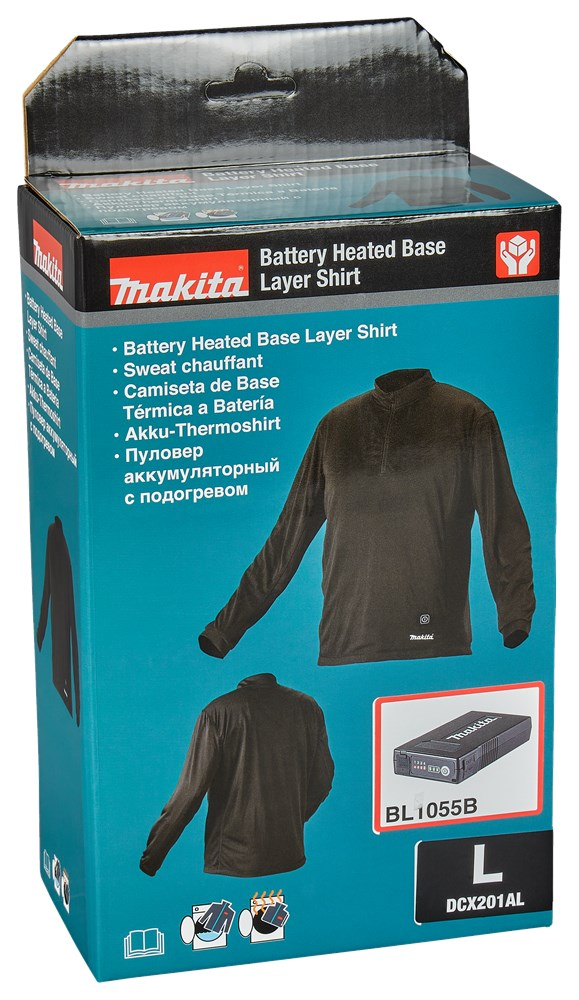 ondershirt verwarmd makita