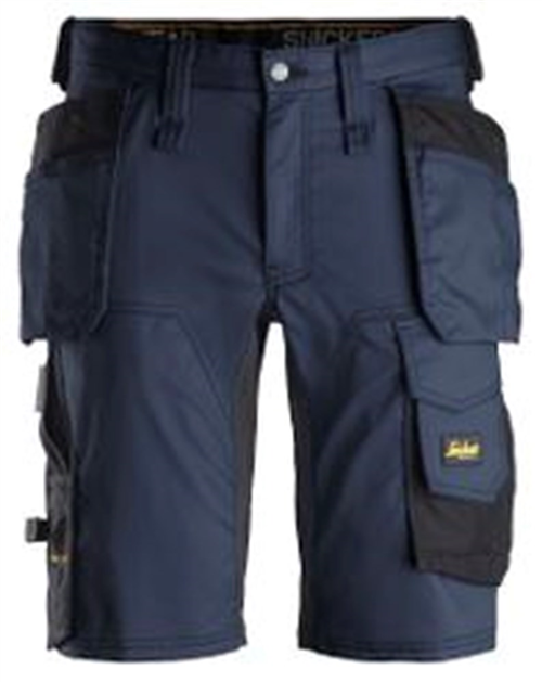 Short Allroundwork Stretch Snickers - 6141 DONKERBLAUW/ZWART 052