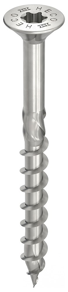Spaanplaatschroef Rvs A2 Heco - 6.0X 90MM PK T30/HD30