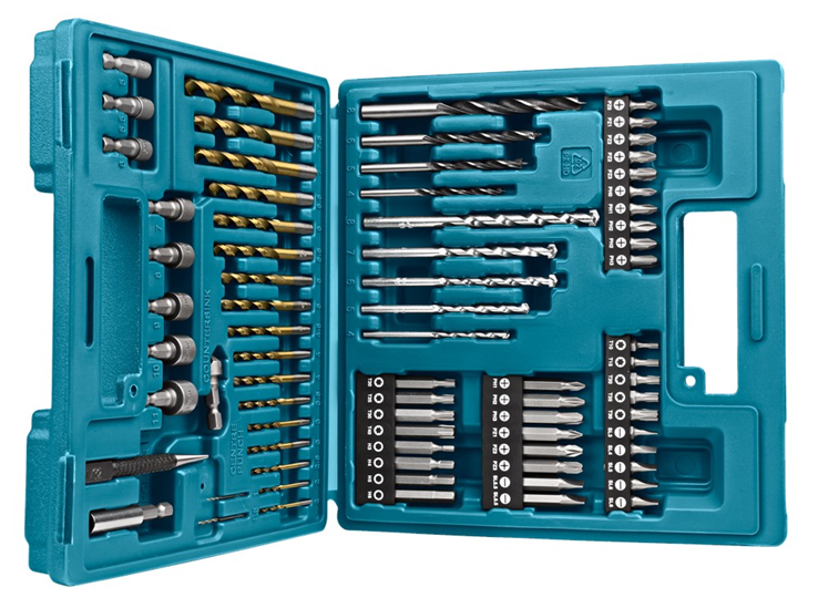 boor-/schroefbitset makita