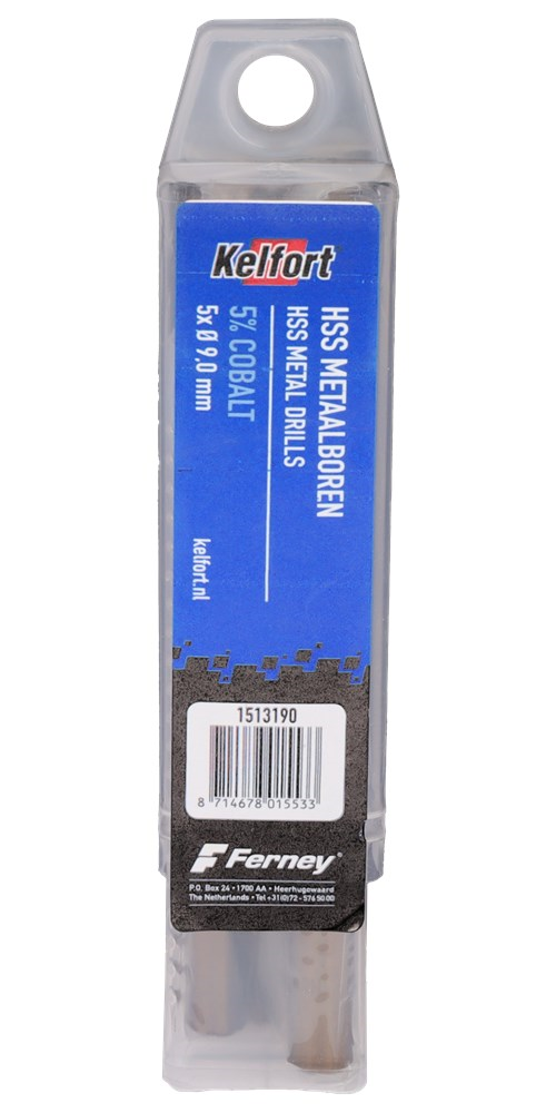 metaalboor hss-co cilindrisch kelfort