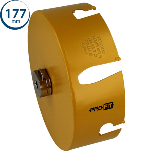 Gatzaag Multi Purpose Profit - Ø177X52MM CLICK&DRILL HEX 10MM