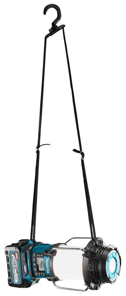 accu camping lamp met radio makita