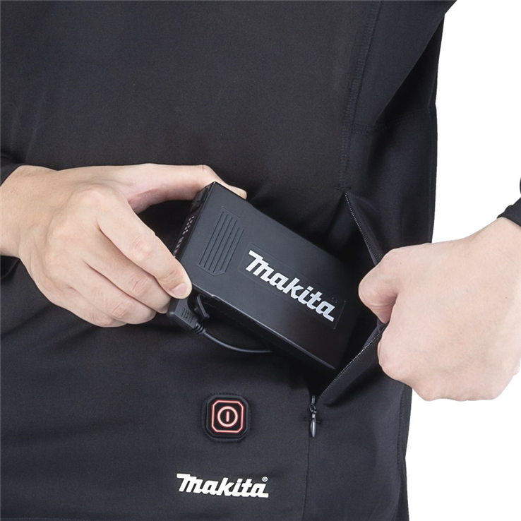 ondershirt verwarmd makita